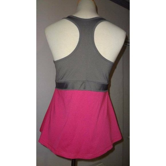 Zella Babydoll Exercise Yoga Top Pink Gray X-Small - Picture 5 of 6